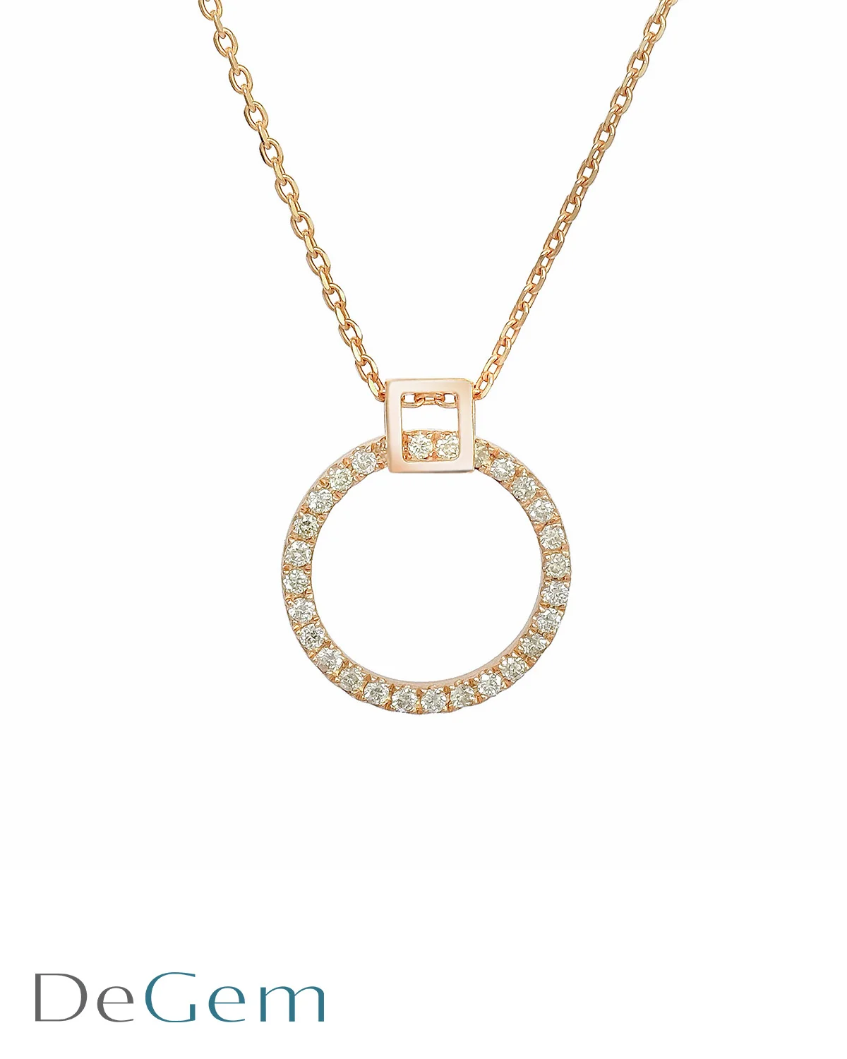 DEGEM SOLELUNA ASTRA ETERNAL LOVE DIAMOND NECKLACE